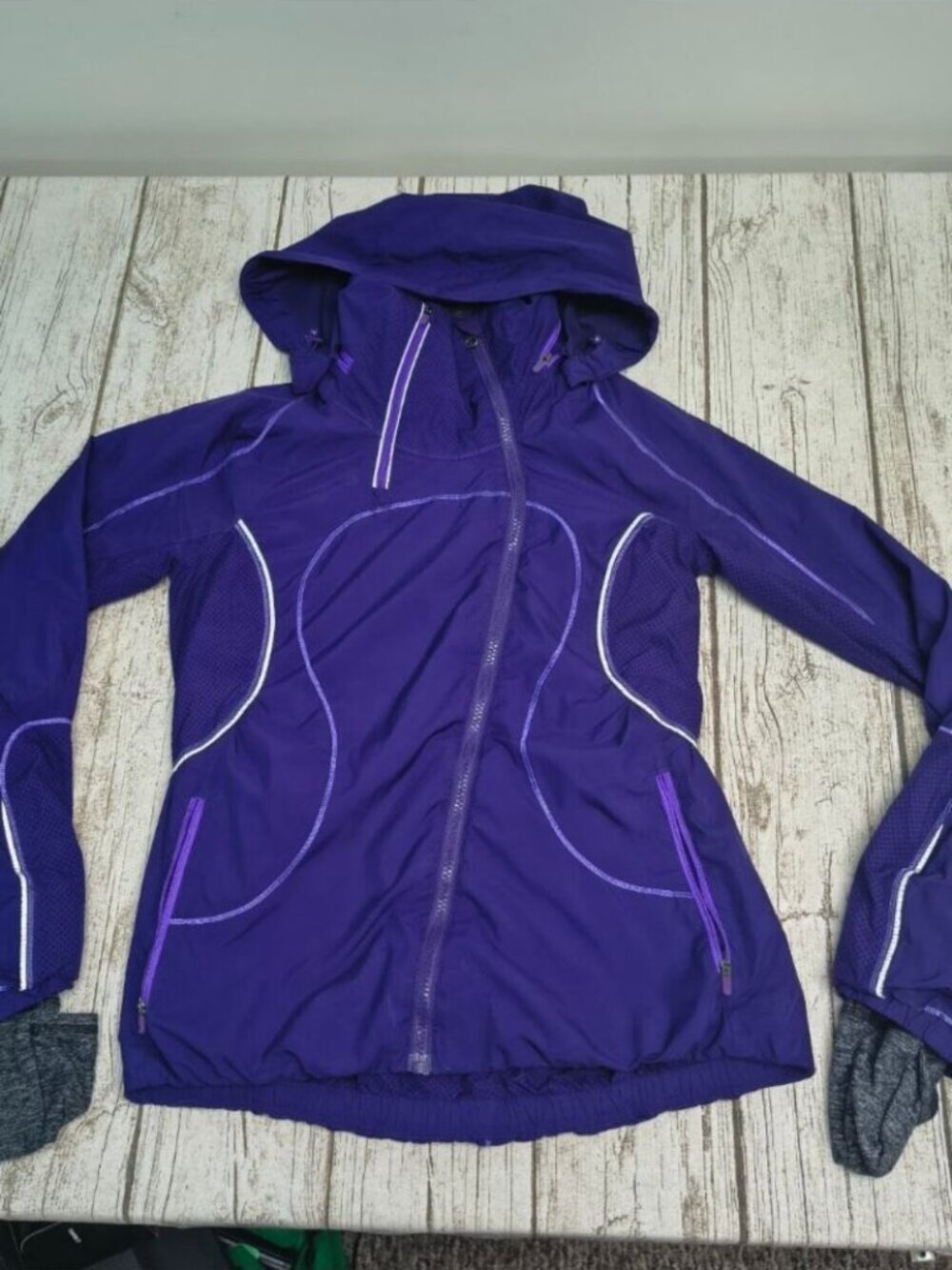 Lululemon Purple Run Inspire Jacket With Hood